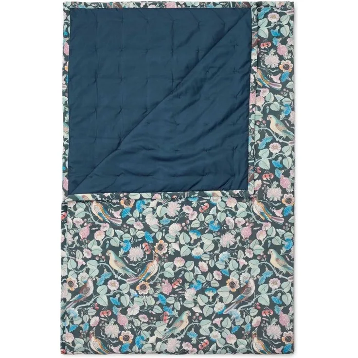 Essenza Tagesdecke Aleste, aus weichem Samt mit Blumenprint