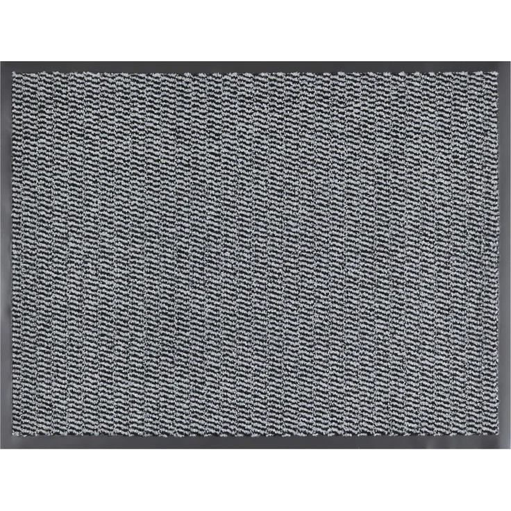 andiamo Fußmatte Easy - Schmutzfangmatte für den Hauseingang - flexibel einsetzbar als Türmatte innen, Fußabtreter im überdachten Außenbereich oder als Schuhmatte 60x80 cm Hellgrau