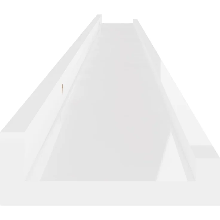 vidaXL Wandregale 4 Stk. Hochglanz-Weiß 115x9x3 cm 326657 – Bild 8