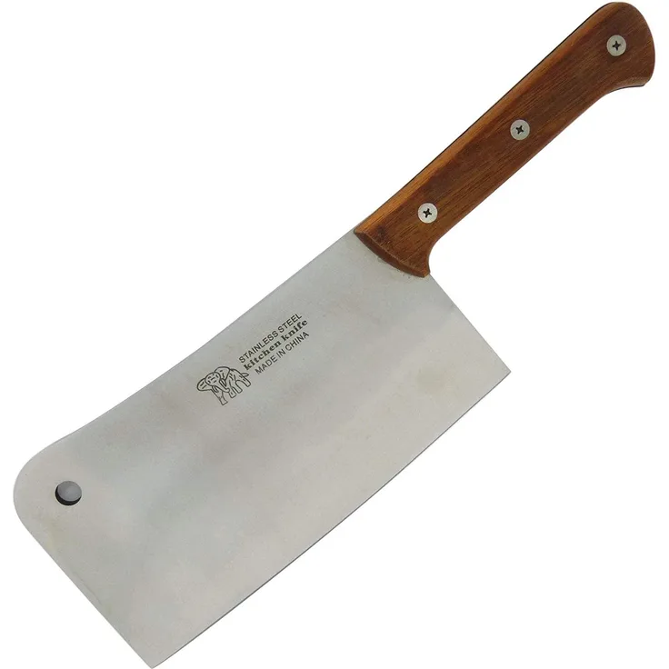 Edelstahl Hackmesser mit Holzgriff 37 cm (190525)