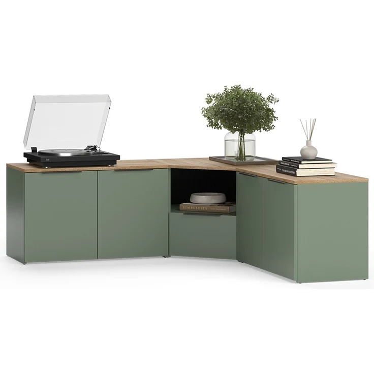 Wohnwand Wido Grün 3 Teile Vicco – Bild 5