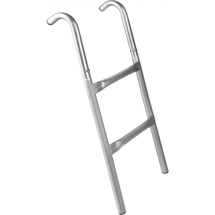 Monzana Trampolinleiter UV-beständig flexibel montierbar Sicherheitsleiter Einstiegsleiter 76cm -2 Metallstufen – Bild 3