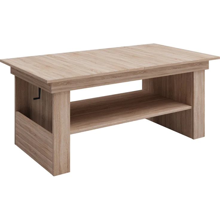 VCM Beistelltisch & Couchtisch Kobila 917069 Honig-Eiche H. 52 x B. 115 x T. 65 cm – Bild 2