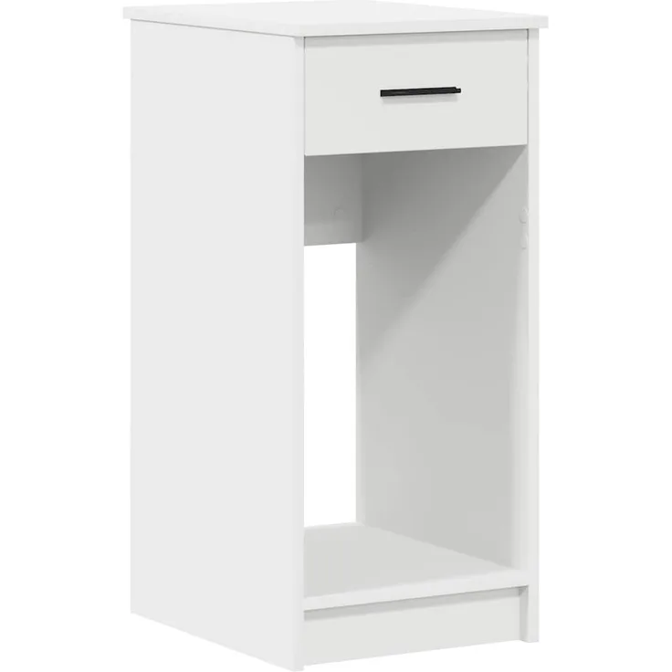 vidaXL Computerschrank, mit Schublade, Holz Weiß, 35 x 45 x 77 cm