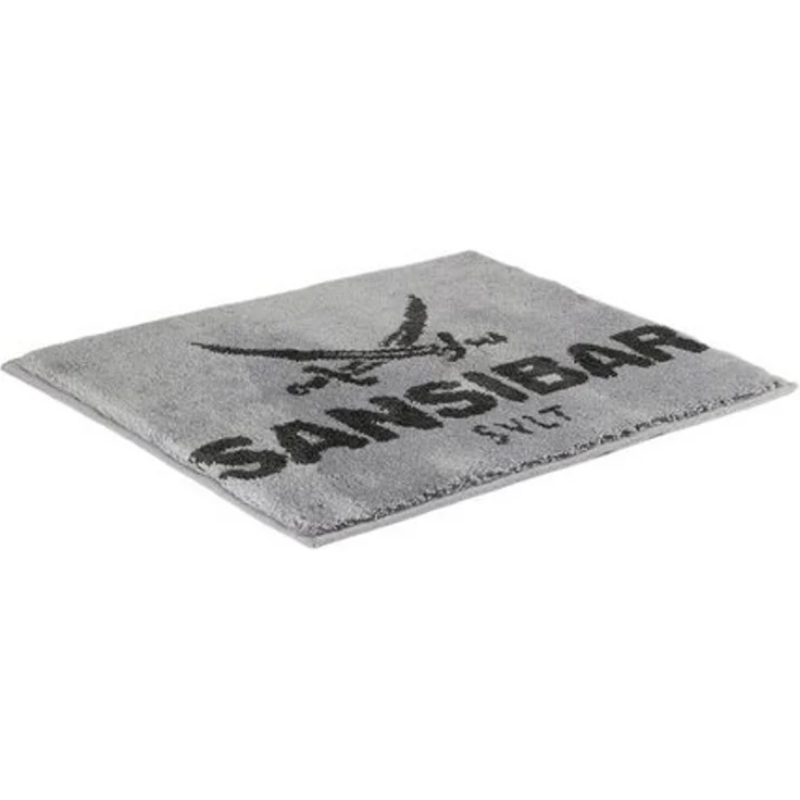 Sansibar Sylt Badematte Badematte »Sansibar, Höhe 20 mm, mit Sansibar Logo Schriftzug, rutschhemmend beschichtet, fußbodenheizungsgeeignet, strapazierfähig, schnell trocknend, Polyacryl, rechteckig, 55x65 cm, 60x100 cm, 70x120 cm – Bild 4