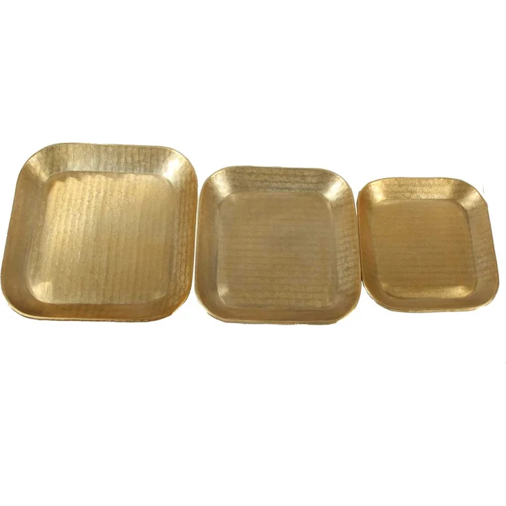 Orientalisches Tablett Prisma Gold 3 er Set – Bild 3