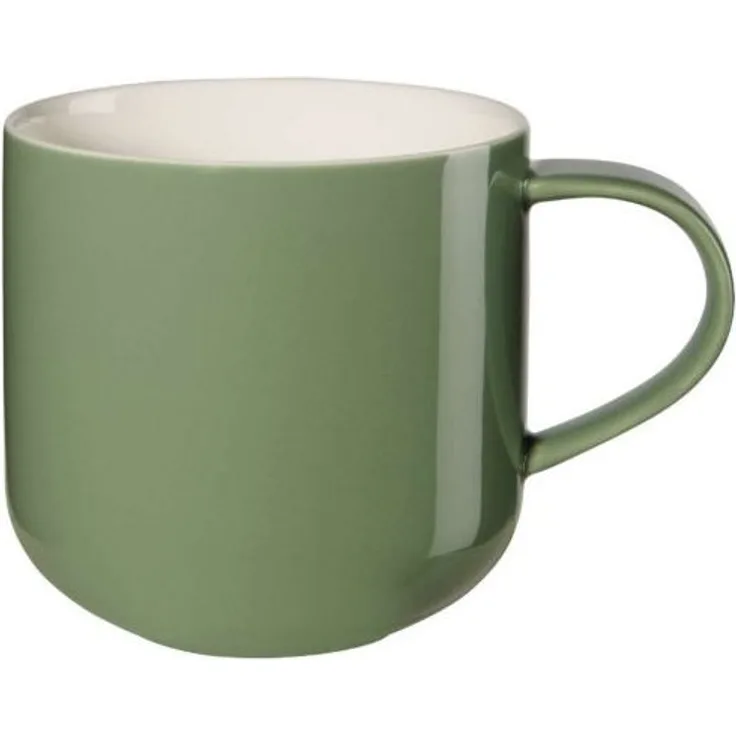 ASA Selection coppa Henkelbecher Cactus, Henkel Becher, Kaffeebecher, Tasse, Porzellan, Grün, 400 ml, 19100351