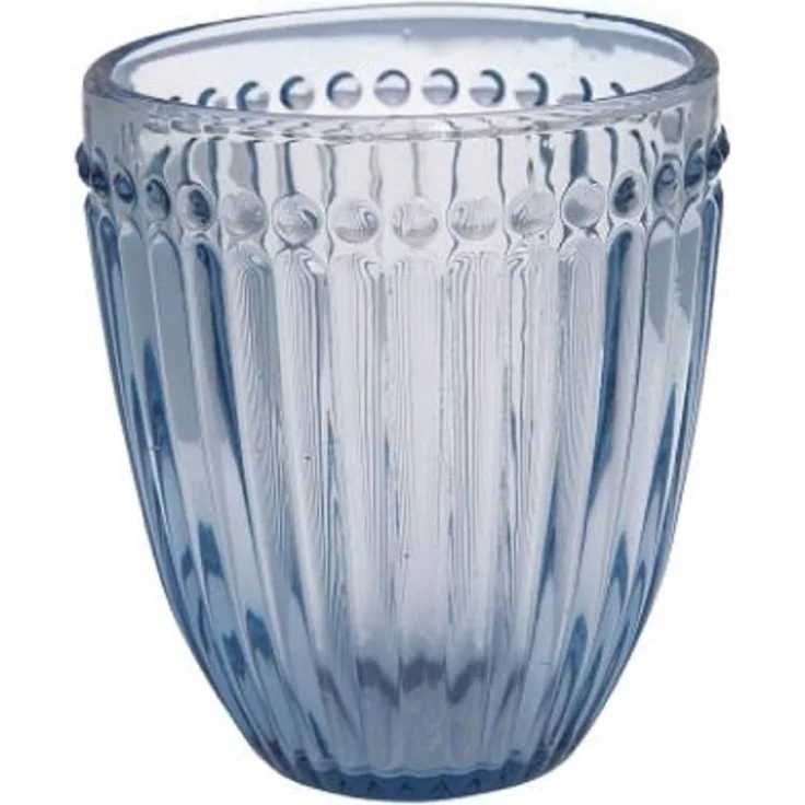 Greengate Wasserglas Alice Blue Glas