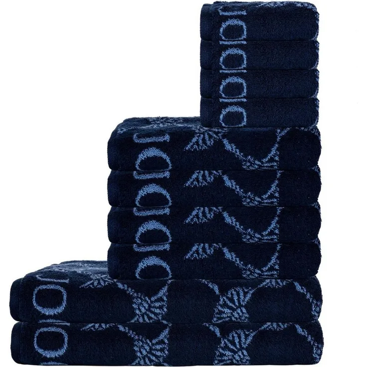 JOOP! Handtuch Handtuch Set, 10-tlg. - Cornflower, 2x Duschtuch, Frottier (Set, 10-St)