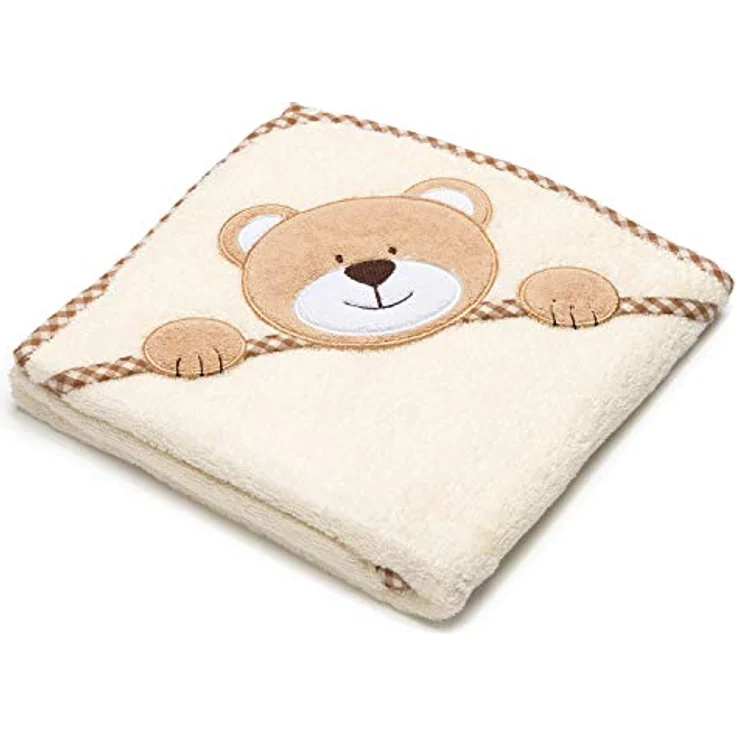 all Kids United Kapuzenhandtuch Baby Kapuzenhandtuch–Weiches Kuscheliges Baumwoll-Badetuch für Kinder, Baby Baumwoll Badetuch Bade-poncho – Bild 3