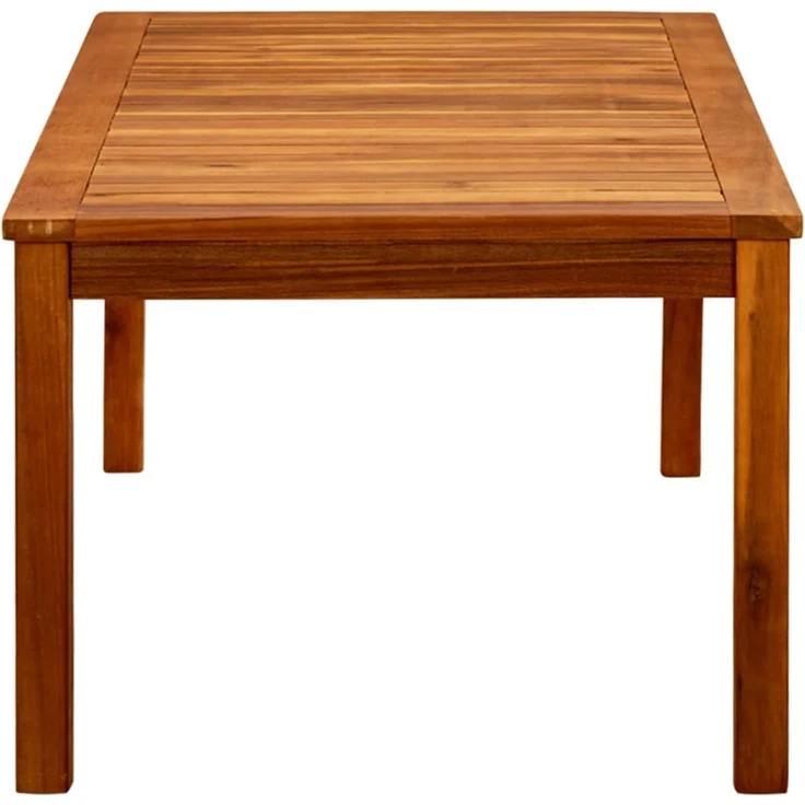 Garten-Couchtisch Terrassentisch, 110 x 60 x 45 cm Massivholz Akazie d5167e – Bild 3