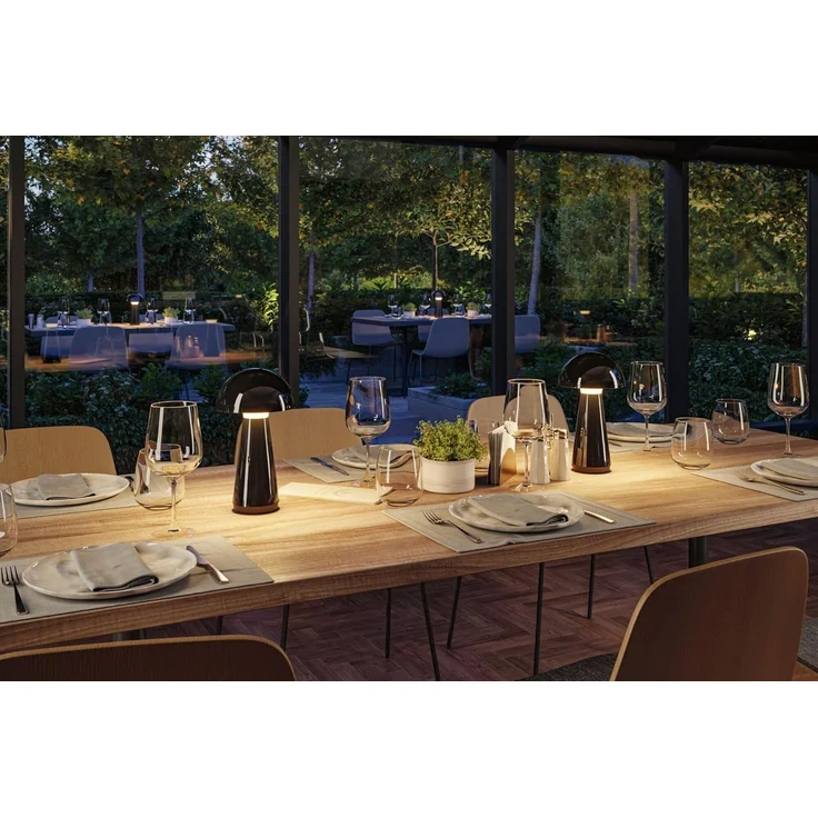 Paulmann 'Onzo' LED Akkuleuchte Dim-Touchfunktion, Kunststoff schwarz, Höhe 28,2 cm – Bild 4