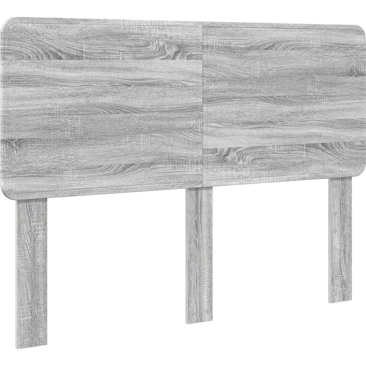 vidaXL Bettrahmen Graues Sonoma 140 x 200 cm Massives Kiefernholz 3412484 – Bild 5