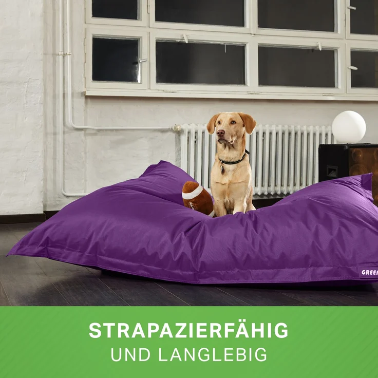 Green Bean® Hundebett für mittlere & große Hunde 120x160cm Hundekissen - Lila – Bild 4