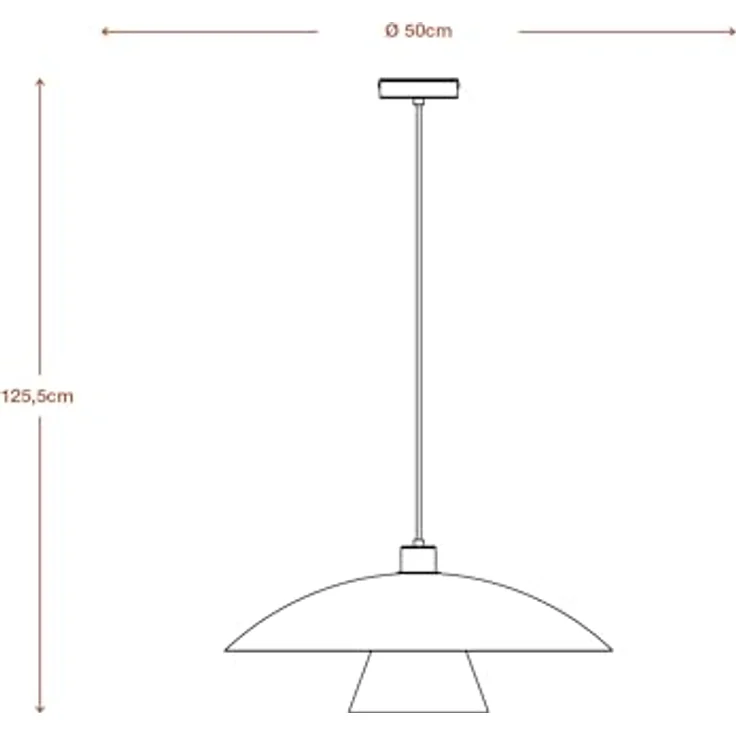 OSRAM Decor Flying Mushroom, Hängelampe aus Stahl mit E27-Fassung, blau/pink – Bild 3
