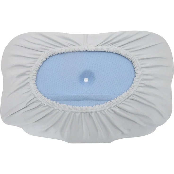 DUKAL Kissenbezug Derila (Ergo) Memory Foam Kissen, 100% Baumwolle, (1 Stück), aus hochwertigem Doppel-Jersey, mit Spannumrandung, Made in Germany – Bild 3