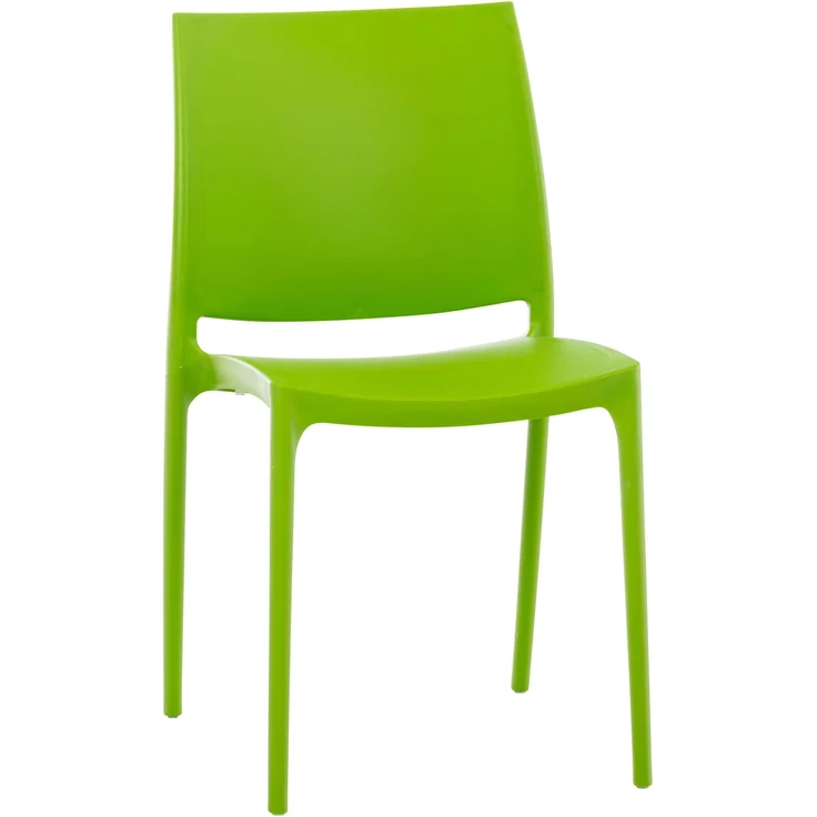 CLP 2er Set Stapelstühle Maya bis zu 130 kg belastbar,grün – Bild 2