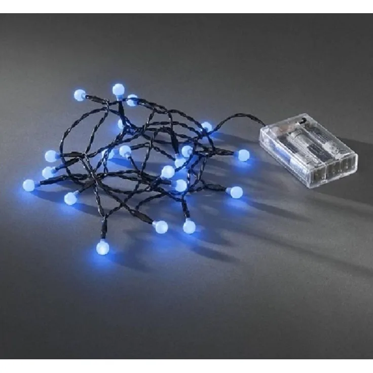 KONSTSMIDE LED-Lichterkette 1491-407 LED Globe-Lichterkette 20er Batterie