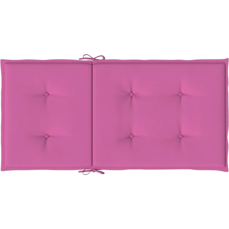 vidaXL Niedriglehner-Auflagen 2 Stk. Rosa Stoff 361334 – Bild 7