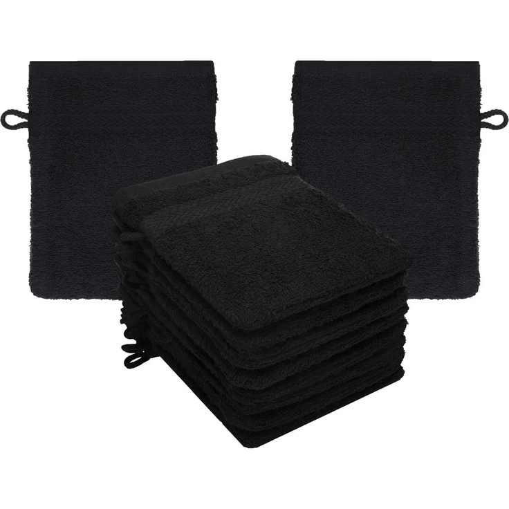 Betz Waschhandschuh 10-tlg. PREMIUM Größe 16 cmx21 cm, Baumwolle (Set, 10-St), 100% baumwolle