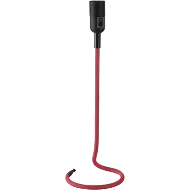 Tischlampe, Kabel Design, rot, H 46,5 cm – Bild 1