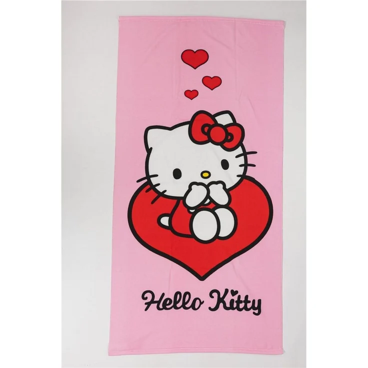 Hello Kitty Strandtuch 70 × 140 cm leicht und schnelltrocknend – Bild 1