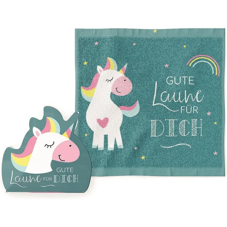 Kinder Zauber Handtuch 30x30 cm Geschenk la vida Einhorn 3785821