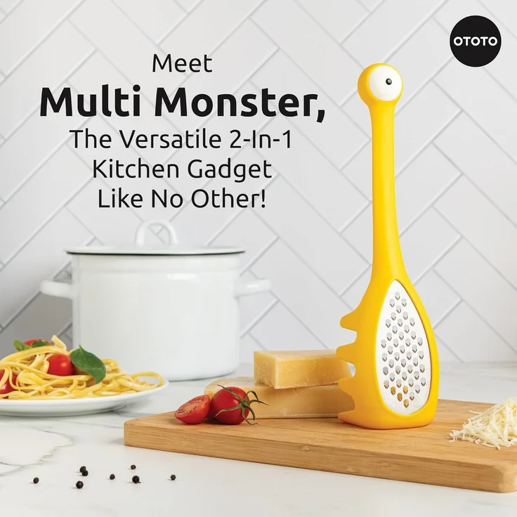 OTOTO Multi Monster Nudellöffel & Reibe – Bild 3