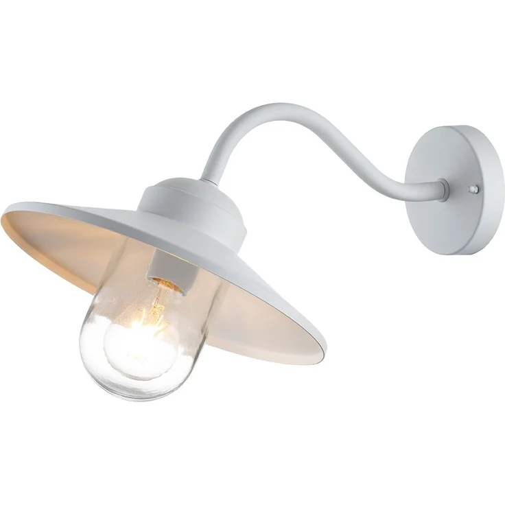 Elstead Lighting Klampenborg Wandleuchte 1-Light Weiß IP44 E27 – Bild 1