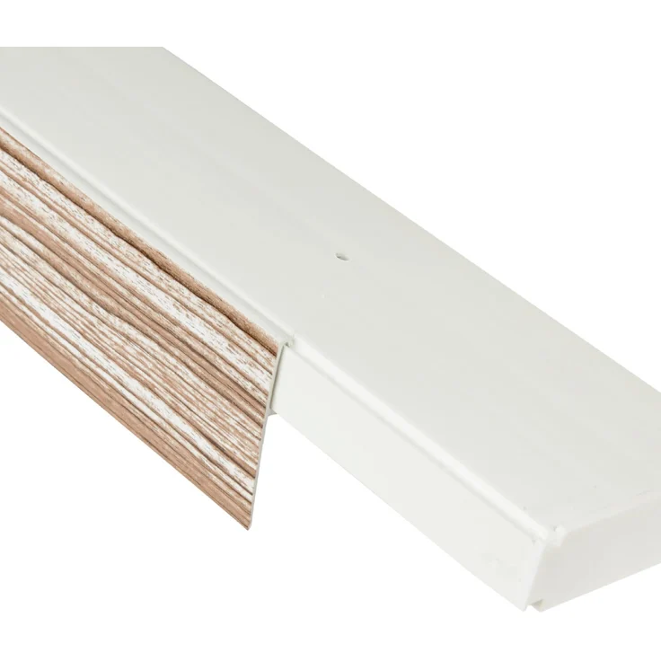 Bestlivings 1-3 Läufige Vorhangschiene mit Innenlauf aus Kunststoff und Kunststoff Blende Teak 180cm 1-läufig – Bild 3