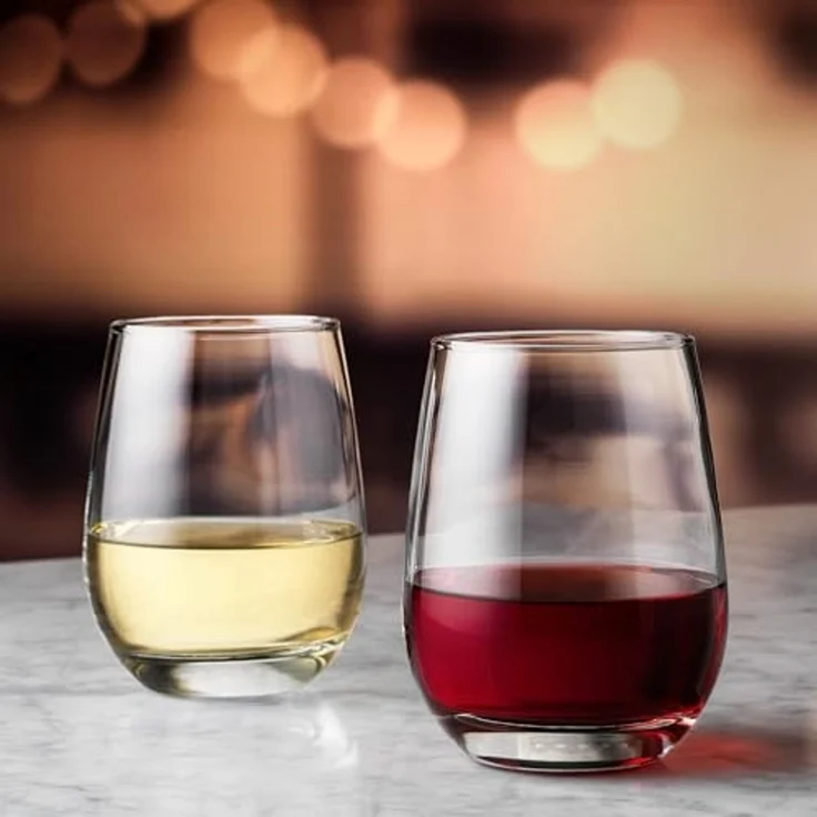 LIBBEY Gläser-Set Libbey Weinglas, 12er Set -STEMLESS-, 12-tlg, Glas, 451 ml, hochwertig verarbeitet, im modernen Design – Bild 4