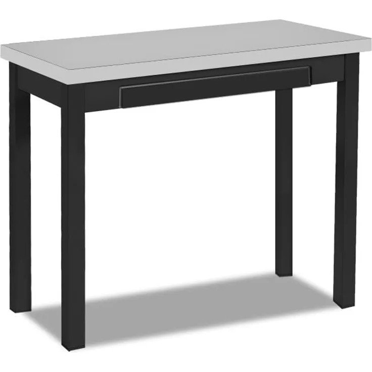 ASTIMESA Küchentisch Typ Buch, grau, 80x40 cm a 80x80 cm