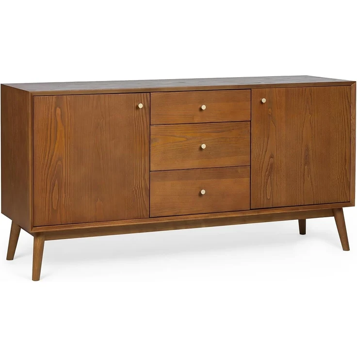 Julian Bowen Lowry großes Sideboard, Holz, Kirschesche, 76 x 150 x 45 cm, Cherry Ash – Bild 3