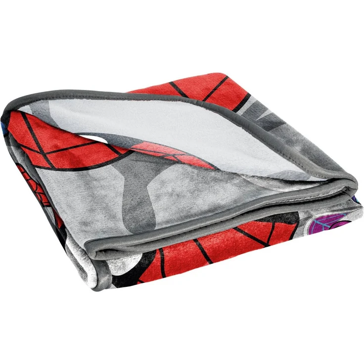 Kinderdecke Marvel Spidey 130 x 150 cm, MARVEL, mit Miles Morales & Ghost ESider Gwen – Bild 3