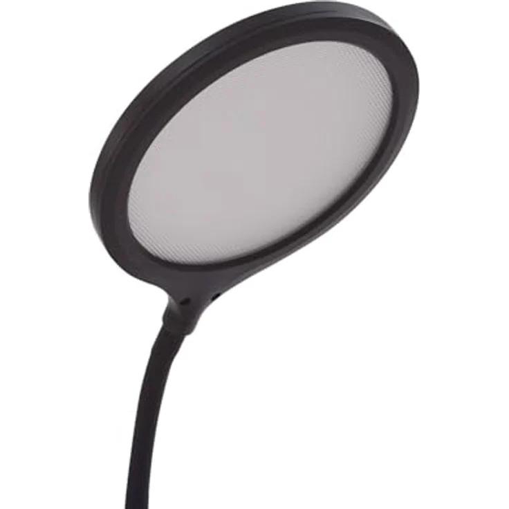 Lindby Valtaria, dimmbare LED Tischlampe aus Kunststoff mit Touchdimmer, schwarz – Bild 6