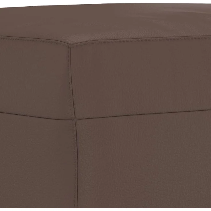 vidaXL Fußhocker Braun 70x55x41 cm Kunstleder 349313 – Bild 4