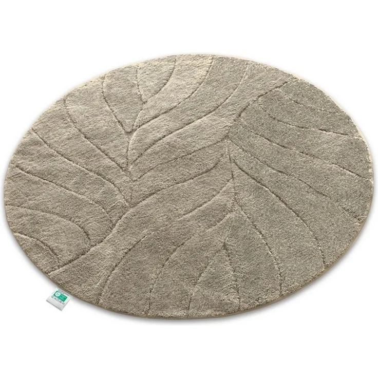 Kubus Duschmatte Elara, Runde Badematte aus hochwertiger Mikrofaser, Polyester, Rund, Rutschhemmend und kompatibel mit Fußbodenheizung – Bild 4