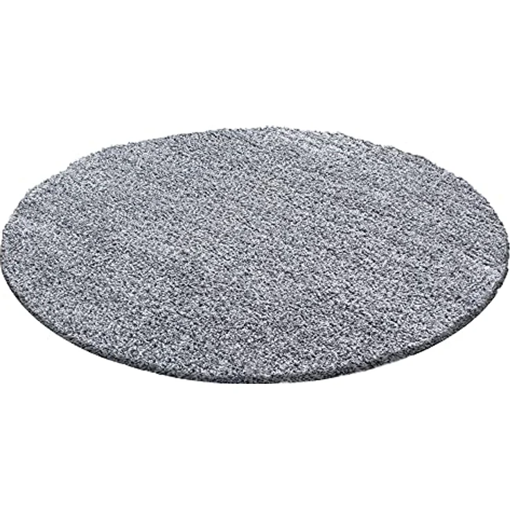 Carpetsale24 Shaggy Hochflor Teppich Wohnzimmer 250x350 (240x340 cm) Hellgrau - Modern Flauschiger Teppich Extra Weich, Pflegeleicht und Einfarbig - Teppich für Schlafzimmer, Esszimmer und Küche – Bild 7