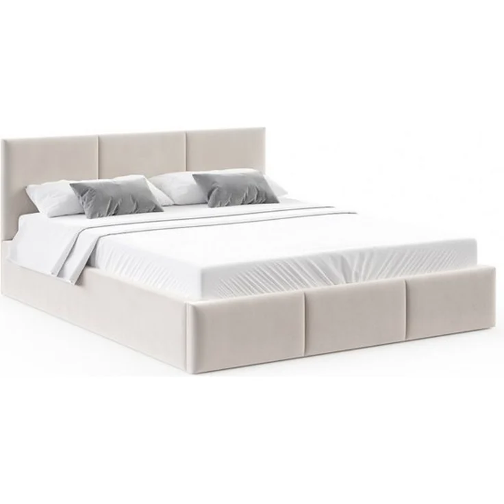 thematys Polsterbett mit Bettkasten & Lattenrost + viel Stauraum 160x200cm, mit 23 cm Taschenfederkern-Matratze H2, Samt, mit hydraulischer Klappfunktion, Creme, Art.-Nr. S0MD909D21K – Bild 6