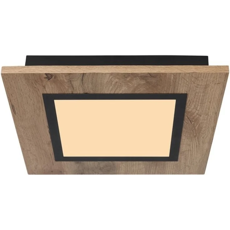 GLOBO LIGHTING LED Deckenleuchte LEA, LED fest integriert, Warmweiß, Deckenlampe/Wohnzimmer/Schlafzimmer/modern/Holz – Bild 4