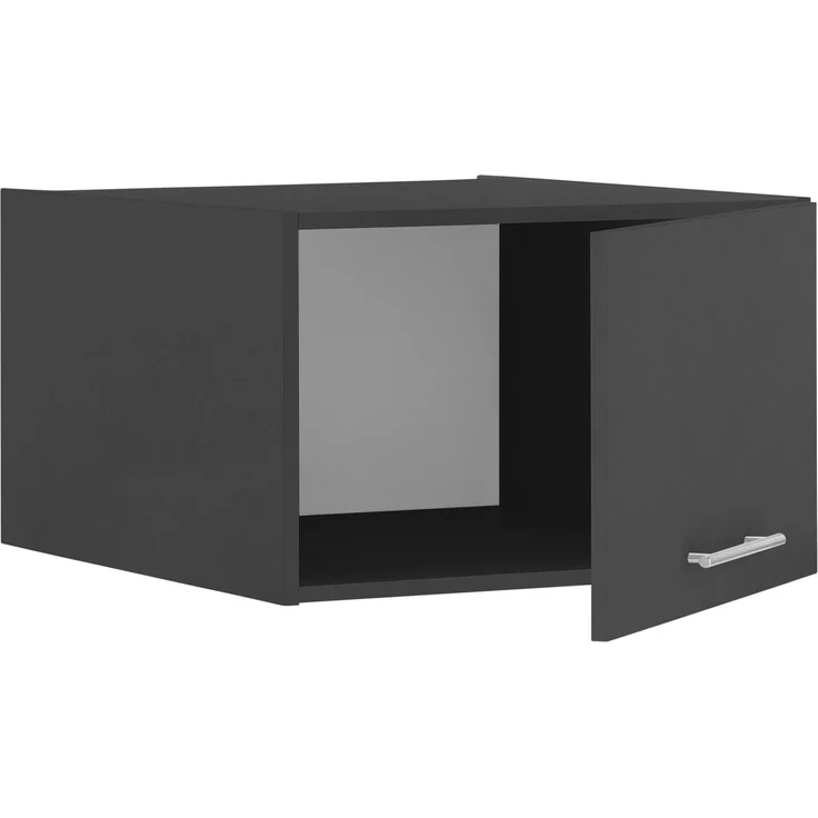 XORA 'PRIMUS' Aufsatzschrank, Holznachbildung anthrazit, 60 x 38 x 68 cm, mit Drehtür – Bild 2