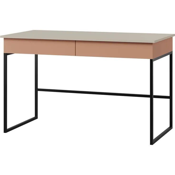 Mirjan24 Schreibtisch Latkop LO10 (Farbe: Cashmere / Alpaca), 76 x 60 x 125 cm