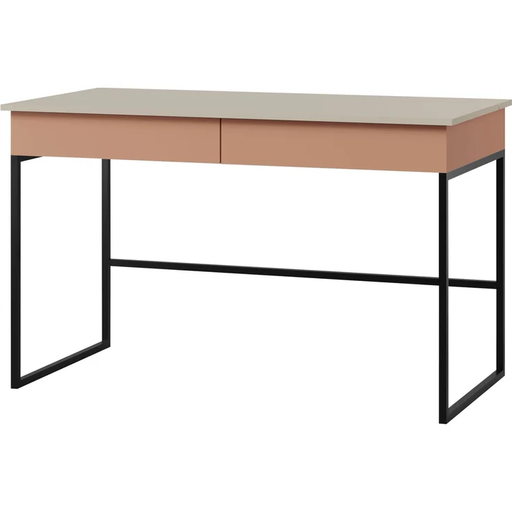 Mirjan24 Schreibtisch Latkop LO10 (Farbe: Cashmere / Alpaca), 76 x 60 x 125 cm – Bild 1