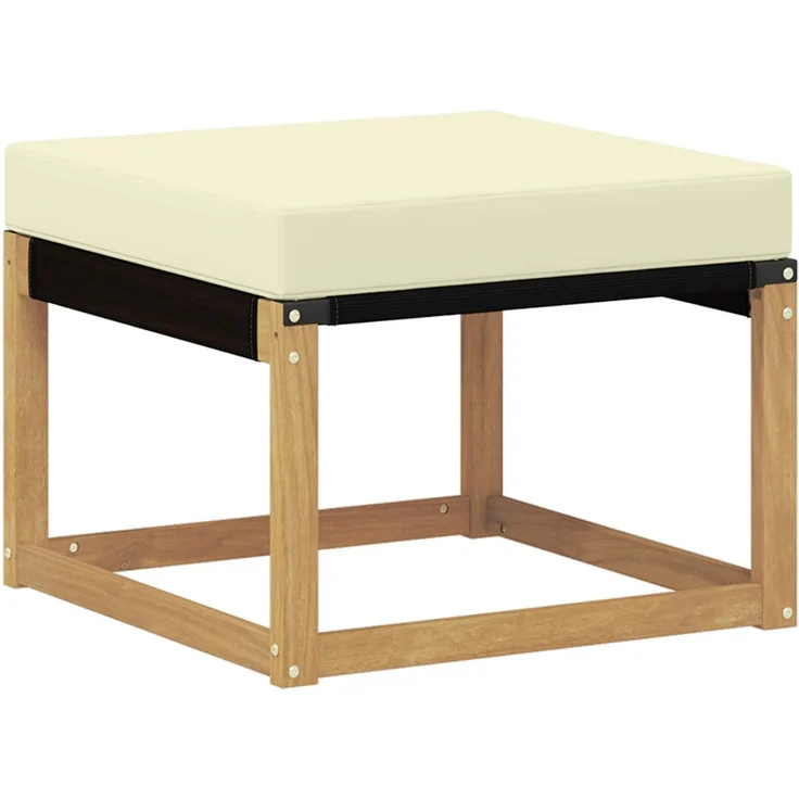 vidaXL Outdoor-Sofagarnitur 6 Stk. Weiß und Creme 3389648 – Bild 8