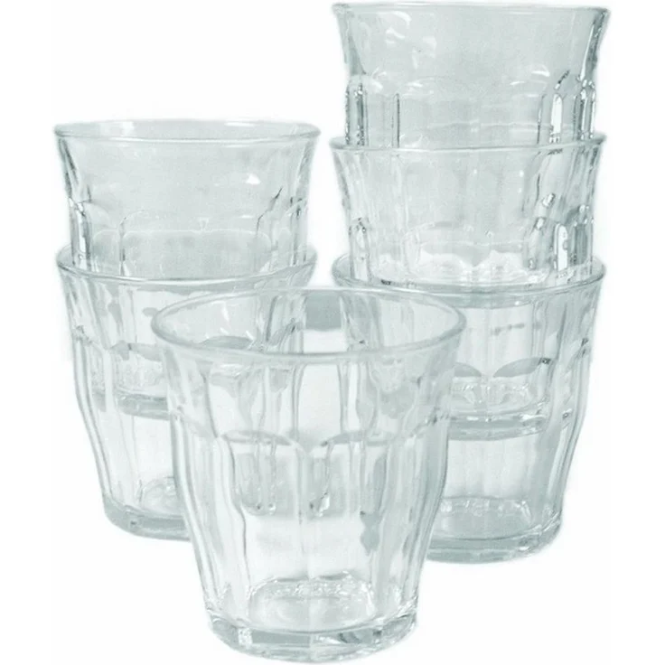 Bormioli Rocco Glas Duralex Picardie Becher 310 ml 6er Set, Glas – Bild 1