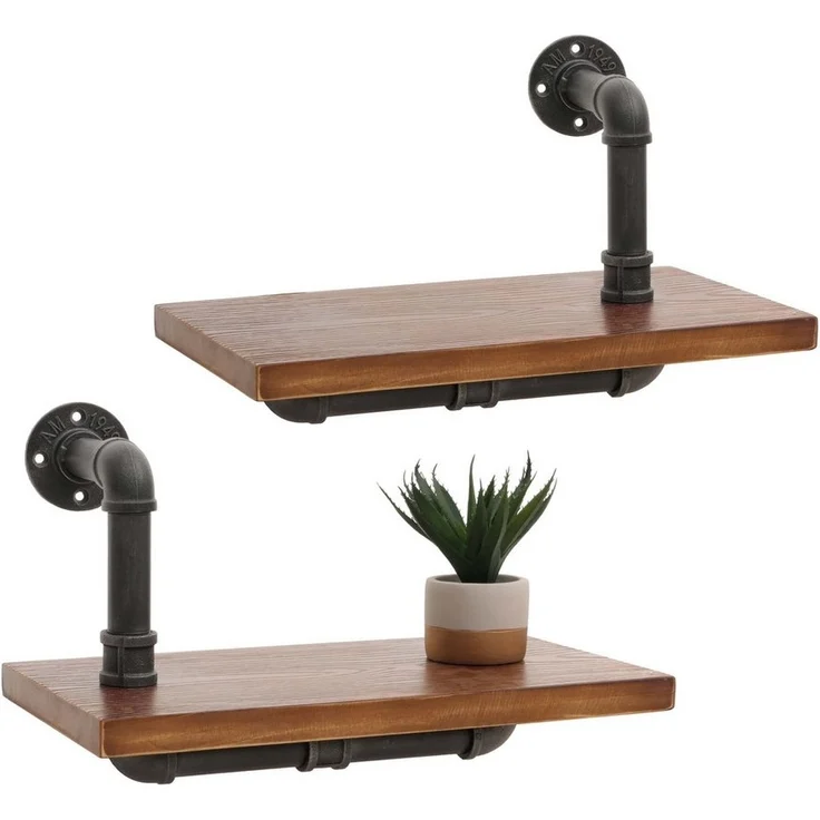 MCW Wandregal MCW-N29, Set, Modernes Industriedesign – Bild 2