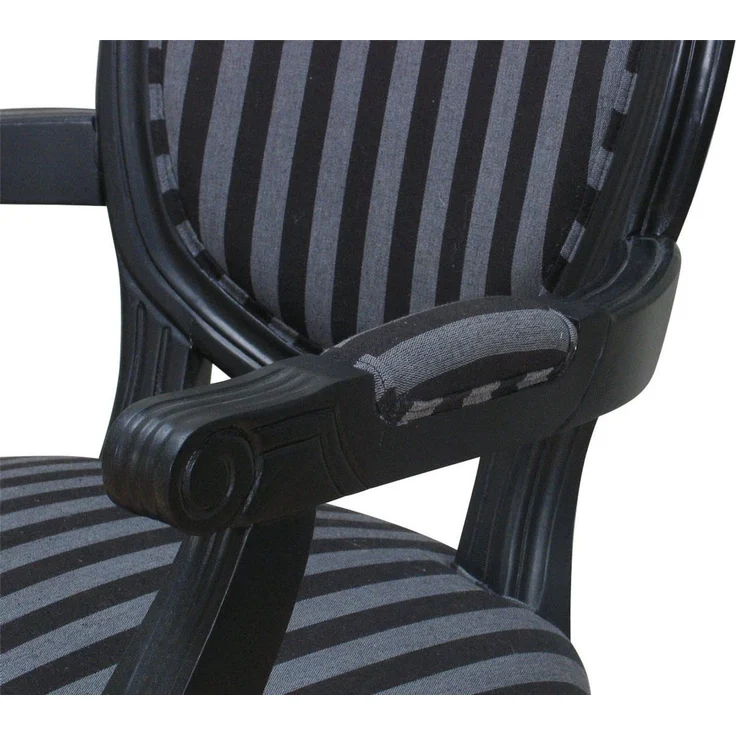 ebuy24 Esszimmerstuhl Rokoko/Amaretta Esszimmerstuhl mit Armlehne antik – Bild 4