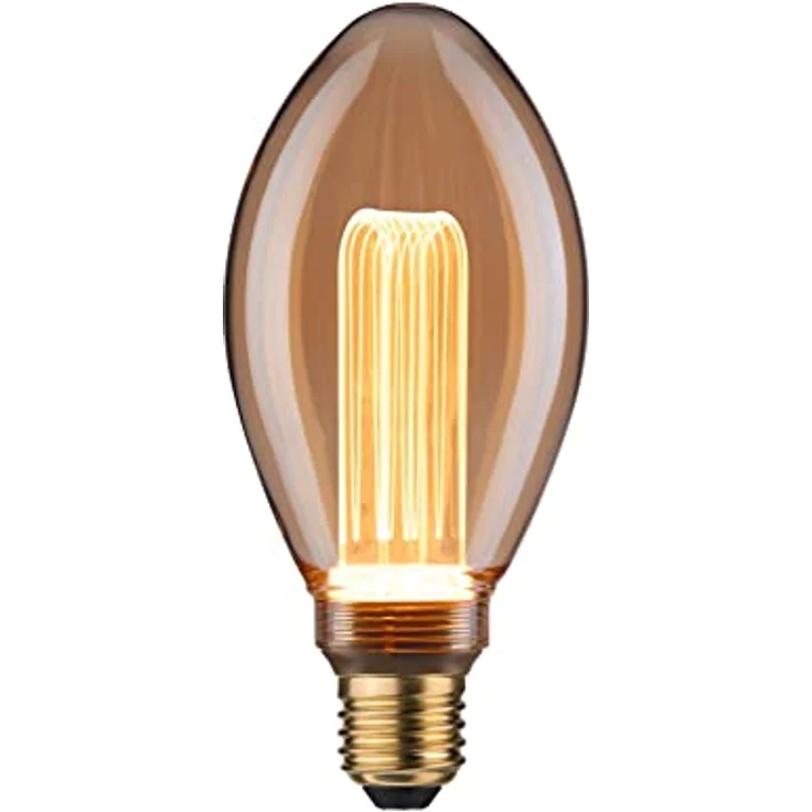 Paulmann LED-Lampe E27 3,5 W Arc, warmes Goldlicht 1.800 K, Vintageoptik – Bild 1