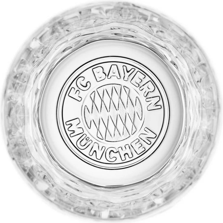 FC Bayern München Gläser-Set FC Bayern München I Kristallglas 2er Set 0,4 l I Hoch, Glas – Bild 2