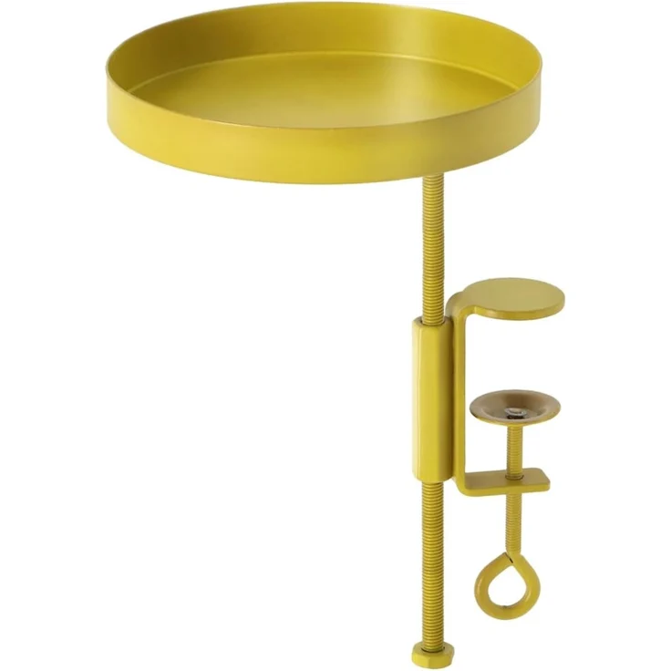 Esschert Design Blumentopfhalter mit Klemme Rund Golden S 441012 – Bild 2